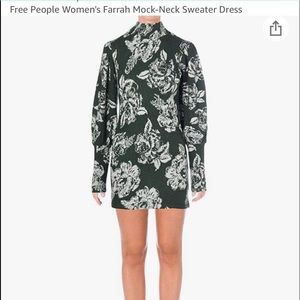 Green Free People dress.